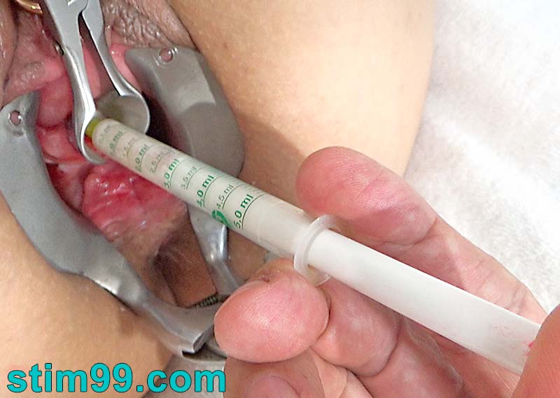 Cum injection into urethra